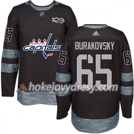 Pánské Hokejový Dres Washington Capitals Andre Burakovsky 65 1917-2017 100th Anniversary Adidas Černá Authentic